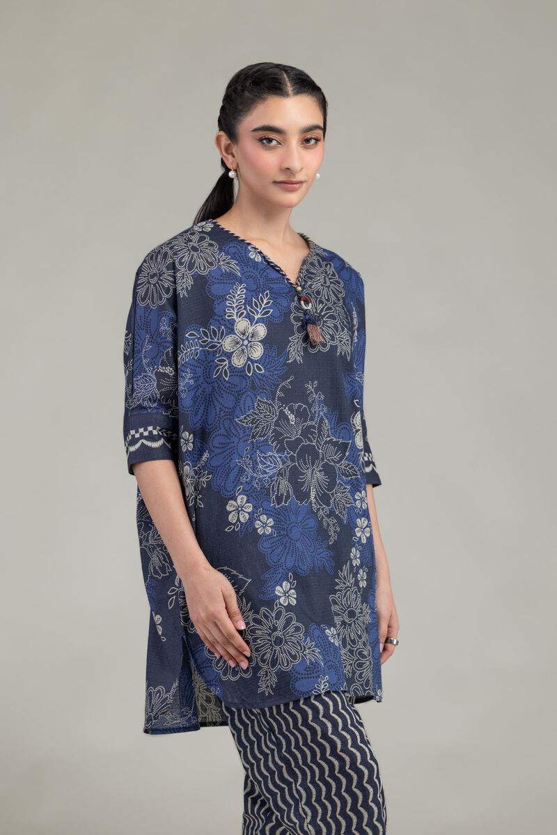 Printed | Cotton Dobby | Short Floral Kurta | USD 35.00