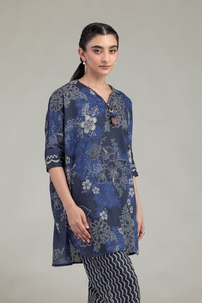 Printed | Cotton Dobby | Short Floral Kurta | USD 35.00