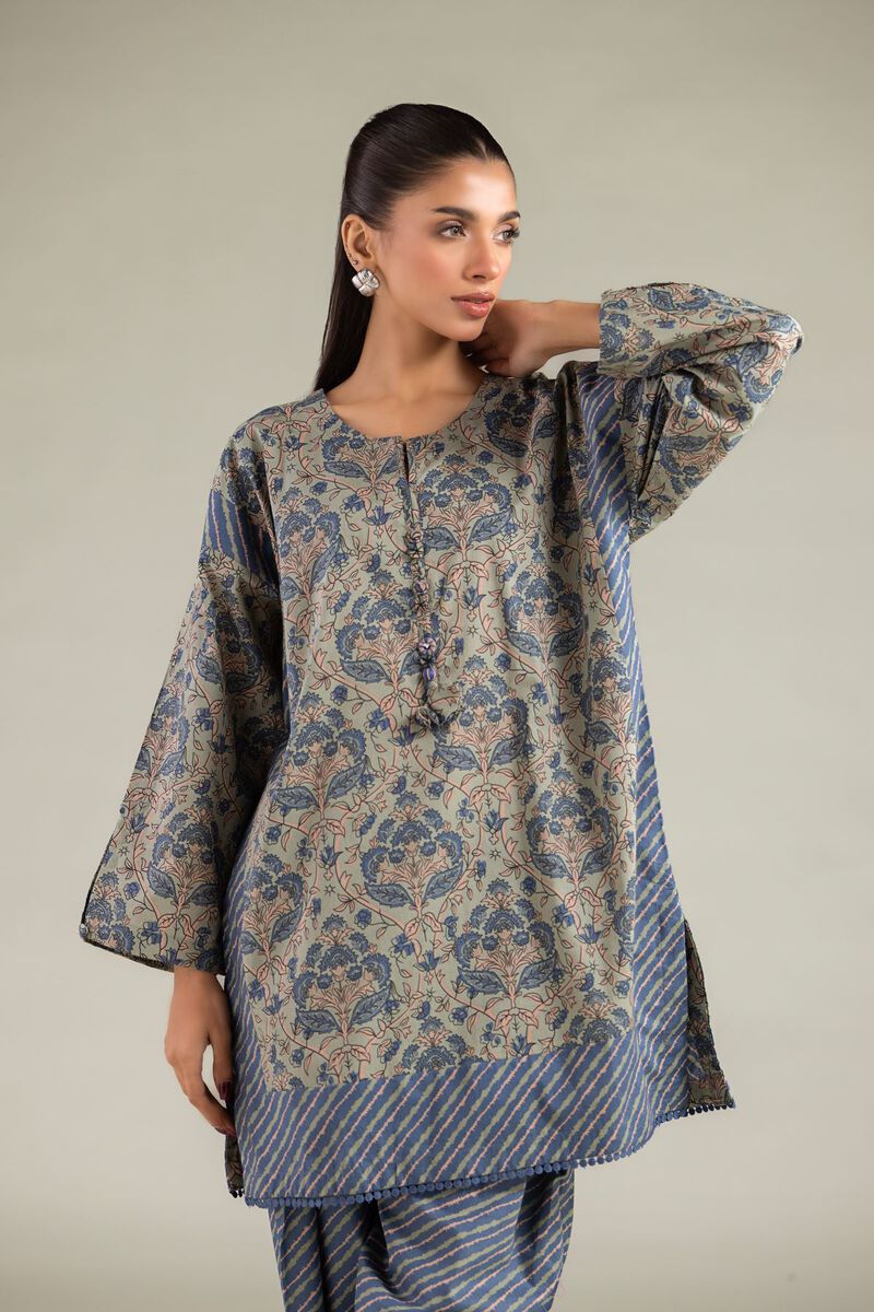 Printed | Cambric | Round-Neck Kurta | USD 30.00