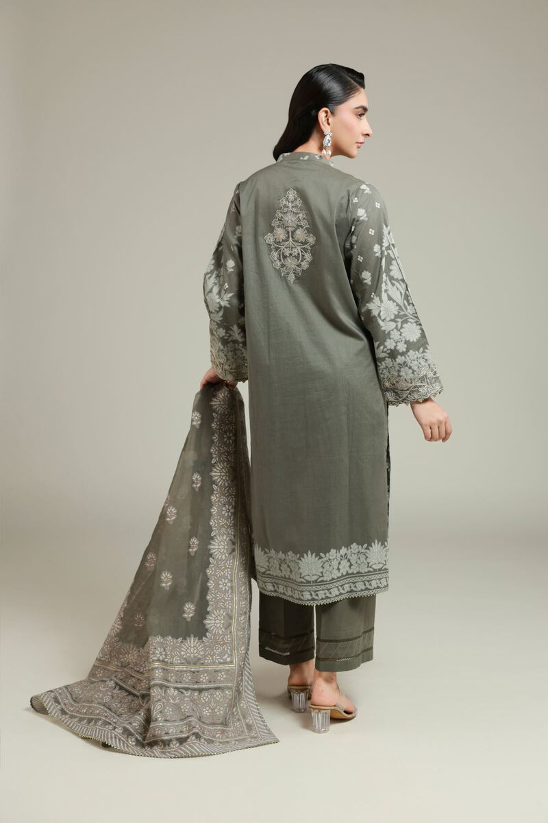 Embroidered | Cambric | Cambric Tailored Set | USD 85.00