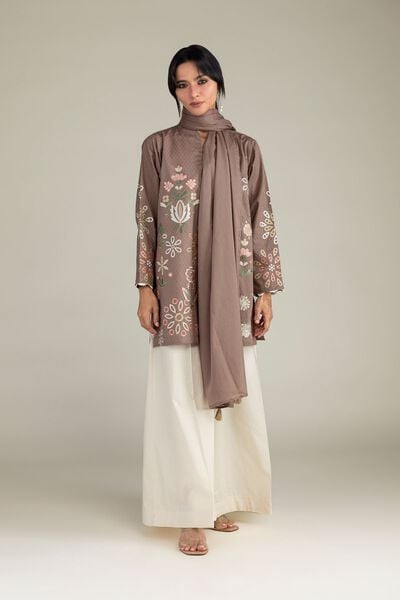Embroidered | Cotton Dobby | Cotton Solid Pants | USD 30.00