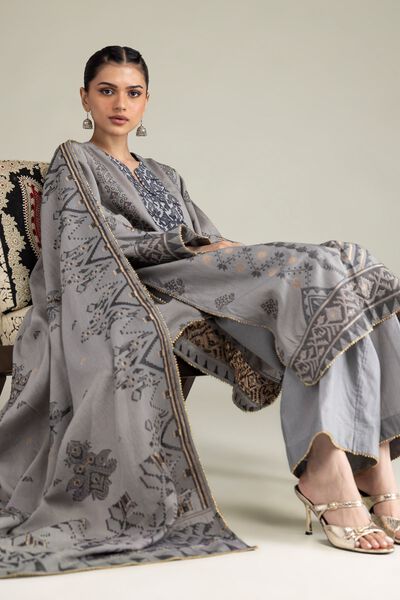 Embroidered | Jacquard | Tailored 3-piece Jacquard | USD 80.00