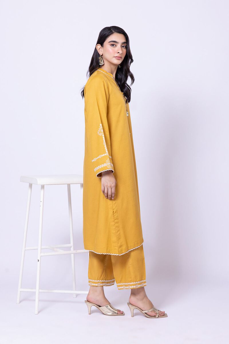 Embroidered | Dull Raw Silk | Kurta | USD 30.00