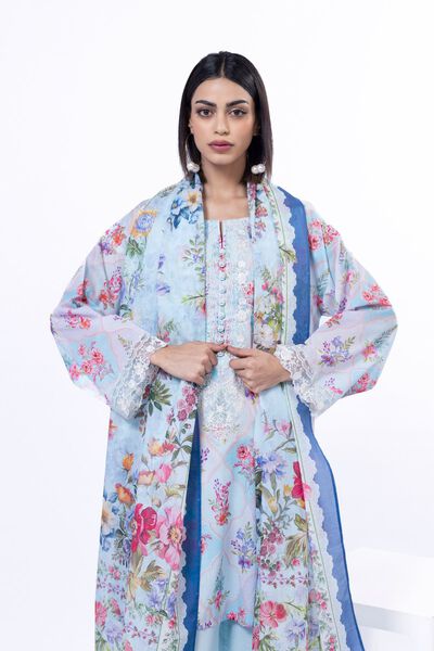 Embroidered | Lawn | Fabrics 3 Piece | USD 12.00