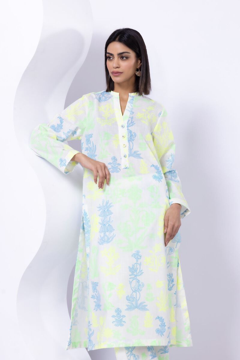 Printed | Crosshatch Poplin | Kurta | null