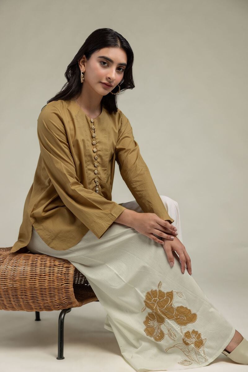 Cambric | Solid Short Kurta | USD 35.00