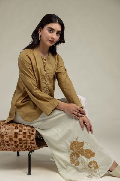 Cambric | Solid Short Kurta | USD 35.00