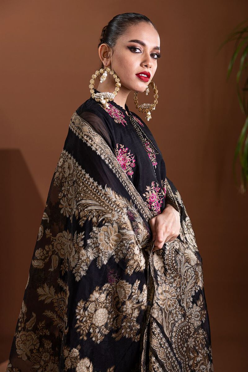 Embroidered | Polyester Organza | Fabrics 3 Piece | null