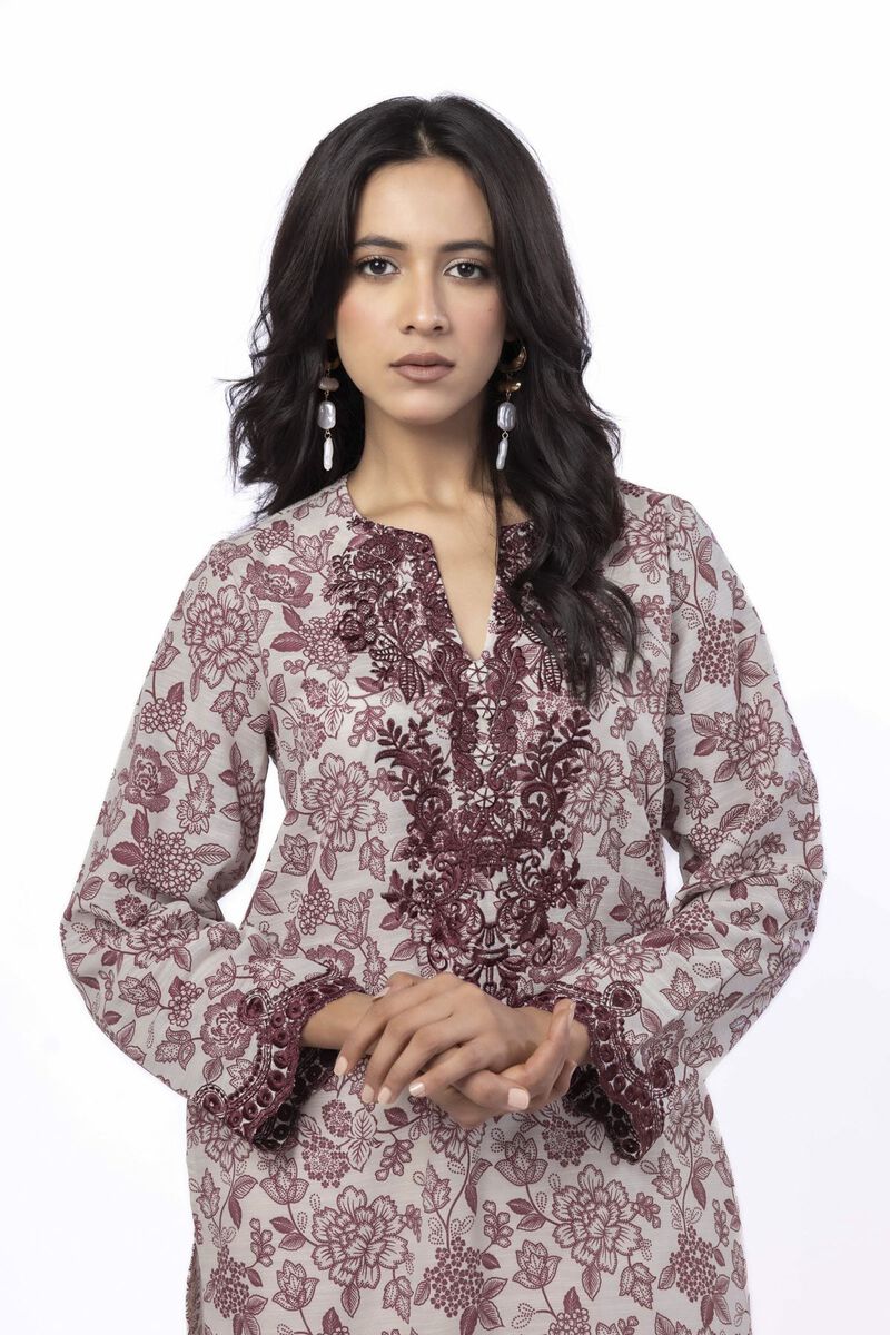 Embroidered | Light Khaddar | Tailored 2 Piece | Top and Bottom | USD 35.00