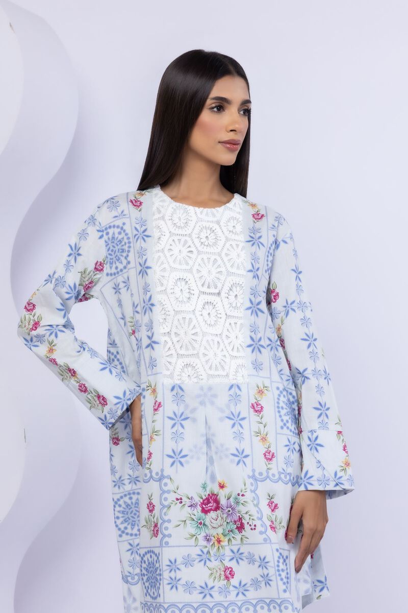 Embroidered | Crosshatch Poplin | Kurta | USD 15.00