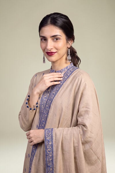 Embroidered | Polyester Silk | Polyester Silk Dupatta | USD 35.00