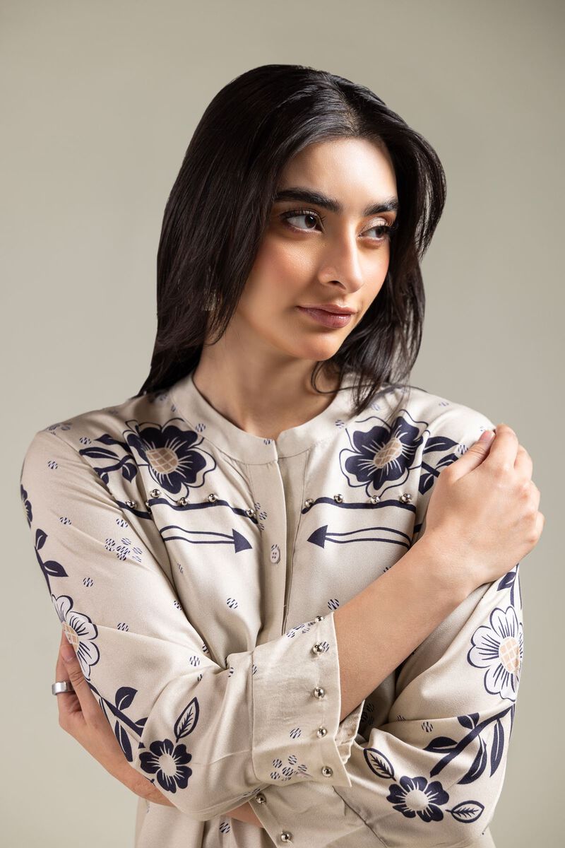 Embroidered | Viscose Crepe | Shirt | USD 35.00