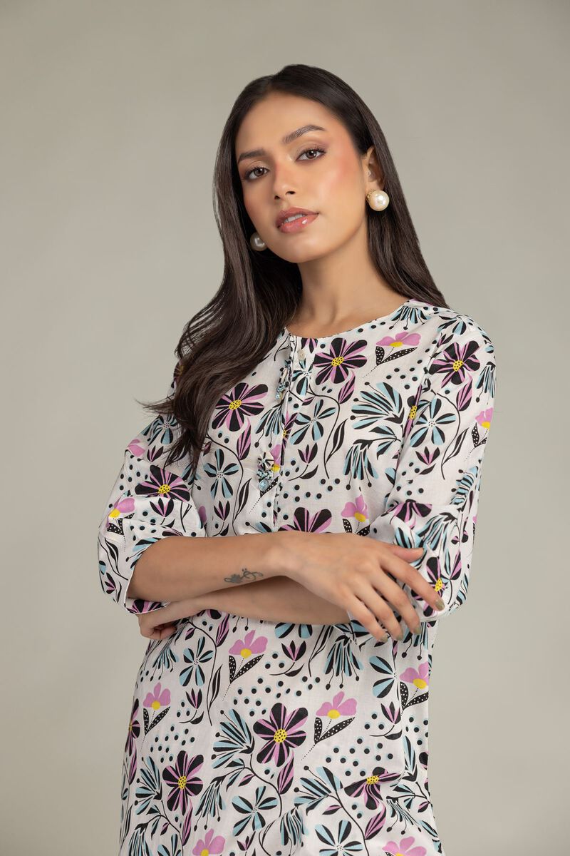 Printed | Cambric | Floral Cambric Kurta | USD 35.00