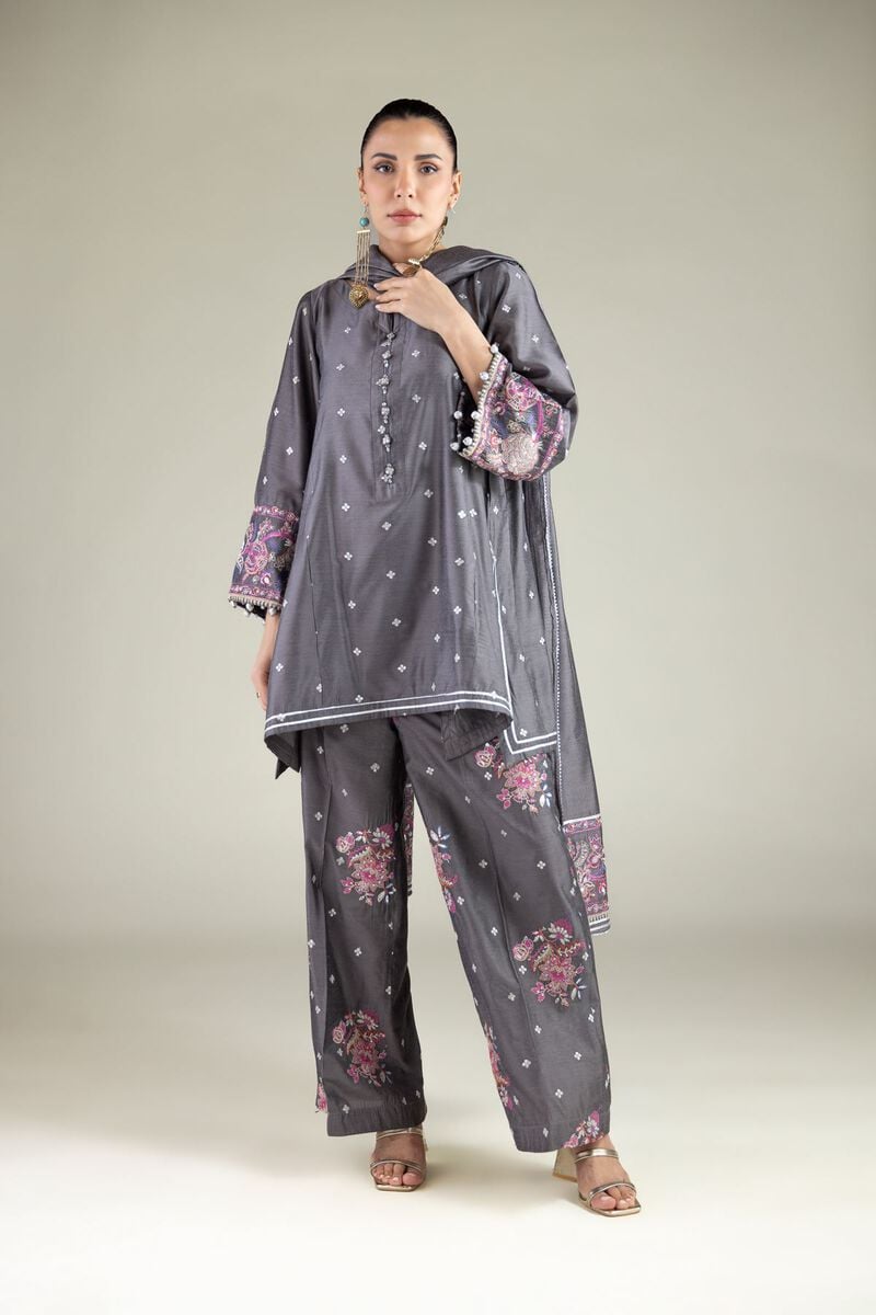 Embroidered | Cotton Net | Dupatta | USD 35.00