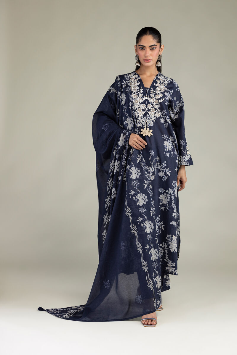 Embroidered | Lawn | Floral Lawn Dupatta | USD 25.00