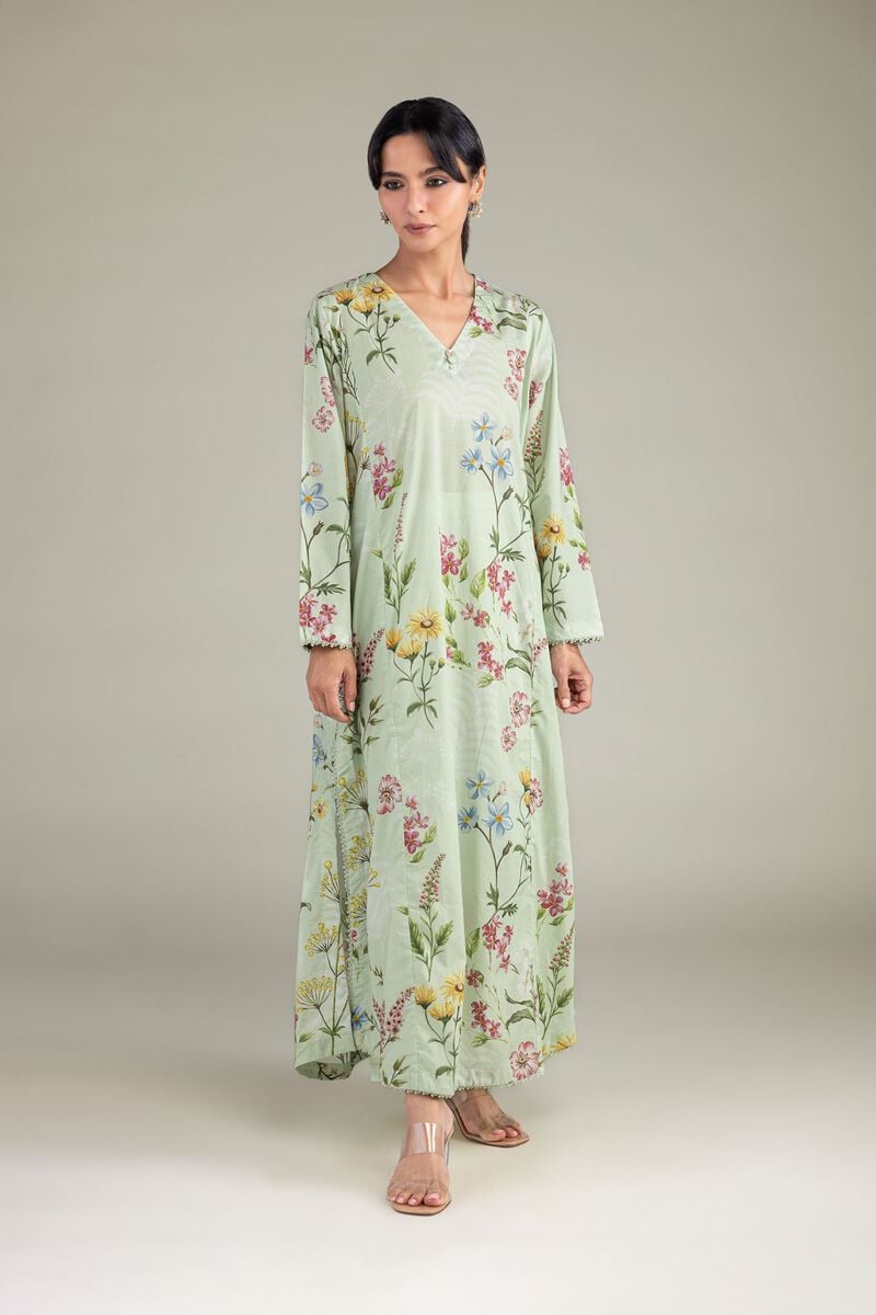 Printed | Cambric | Floral Longline Kurta | USD 35.00
