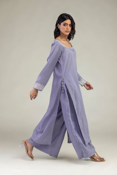 Embroidered | Lyocell | Lavendar Shalwar | USD 30.00