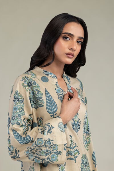 Printed | Cambric | Floral Cambric Kurta | USD 35.00