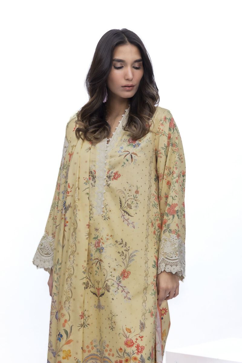 Embroidered | Jacquard | Tailored 3 Piece | null