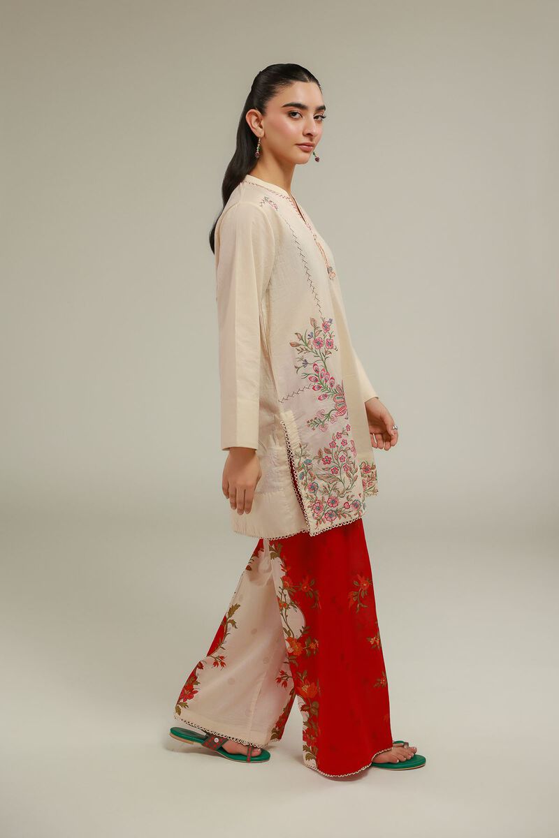 Embroidered | Cambric | Pants | USD 25.00