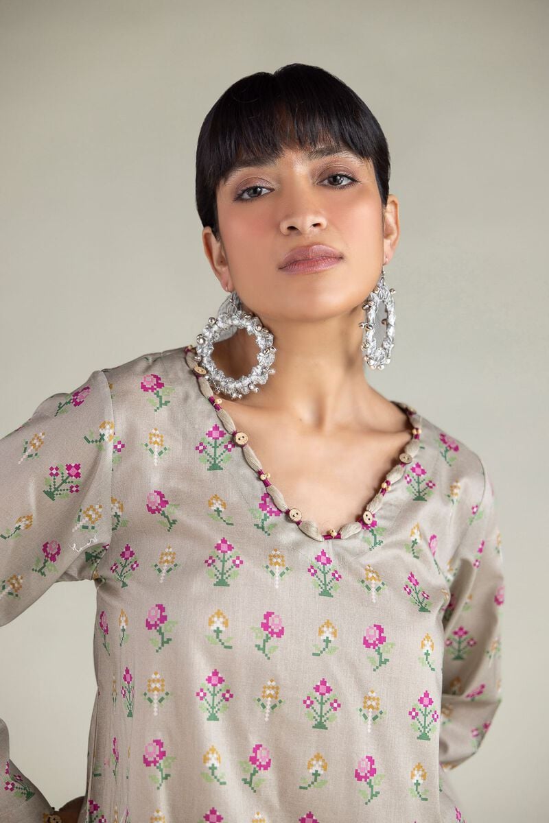 Printed | Cambric | Cambric 2-Piece Tailored | USD 40.00