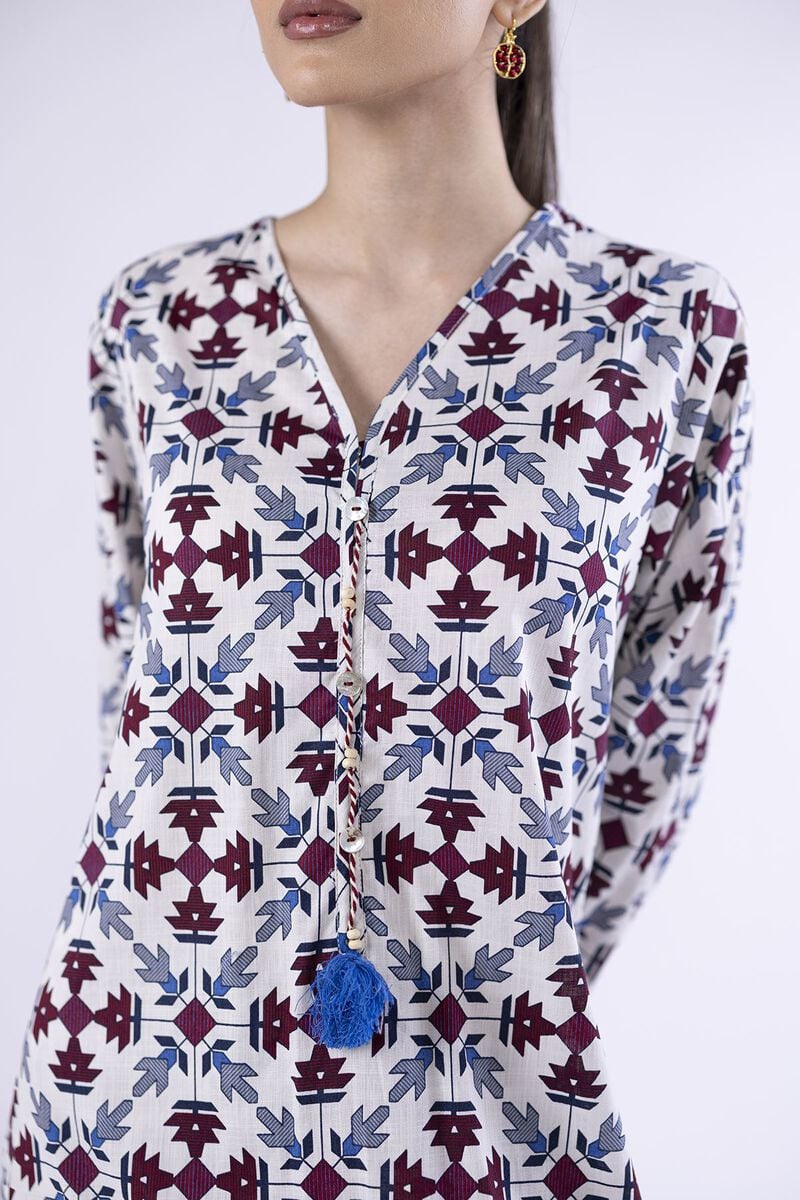 Printed | Crosshatch Poplin | Kurta | USD 12.50