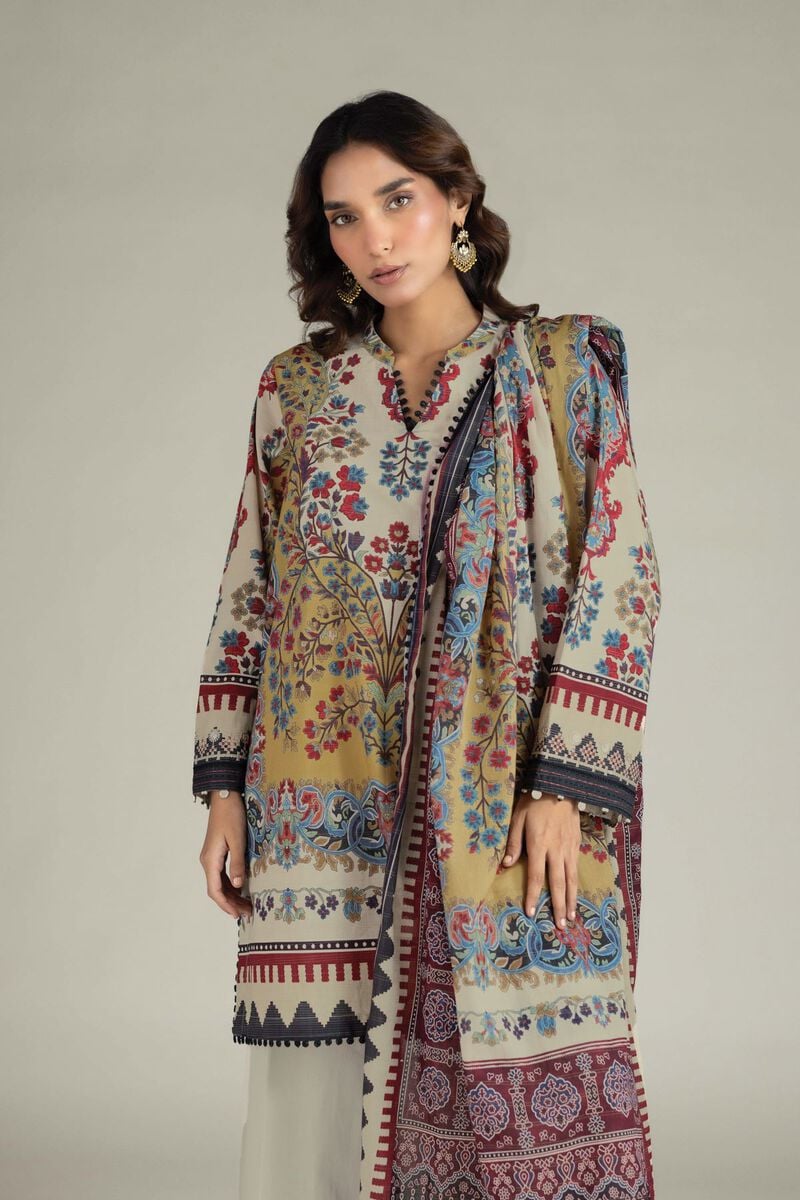 Printed | Messuri | Tailored 3 Piece | USD 65.00