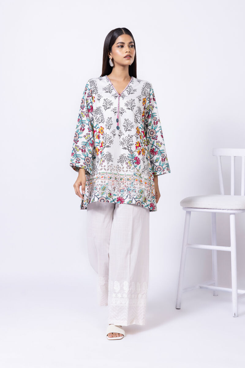 Embroidered | Crosshatch Poplin | Kurta | null
