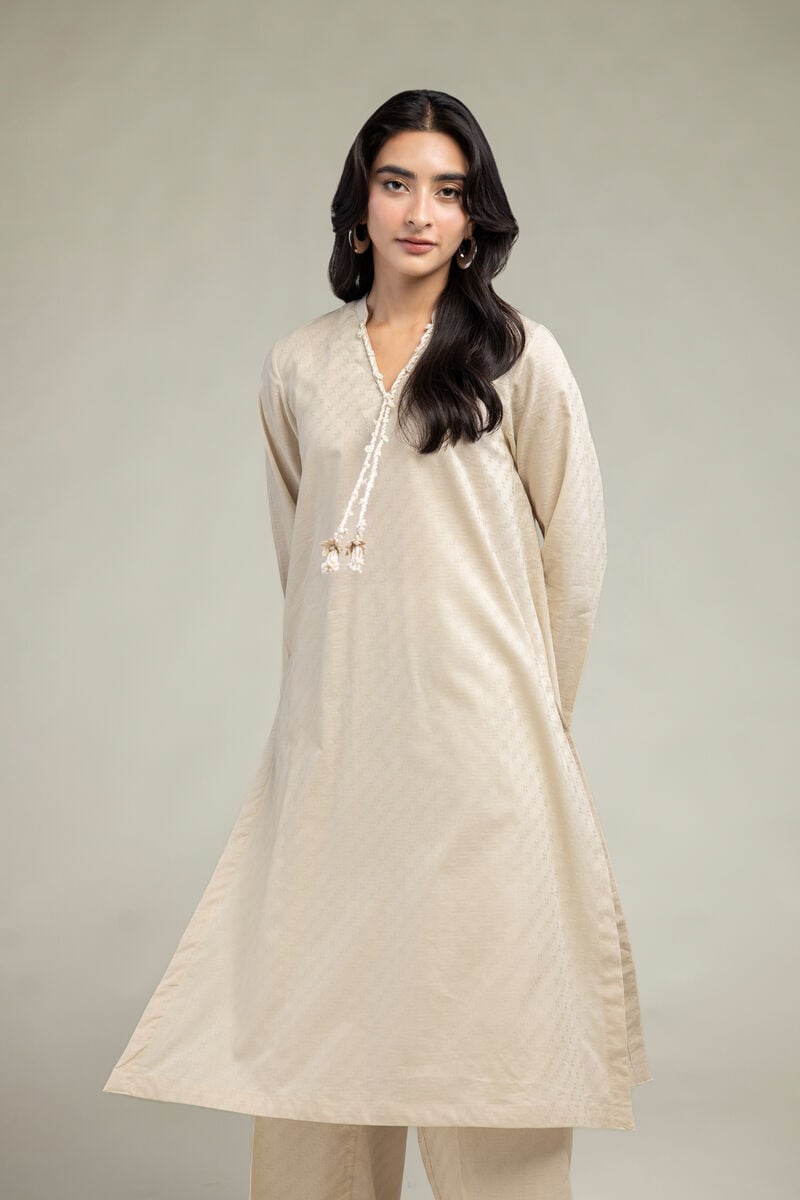 Dyed | Cotton Dobby | Longline Cotton  Kurta | USD 35.00