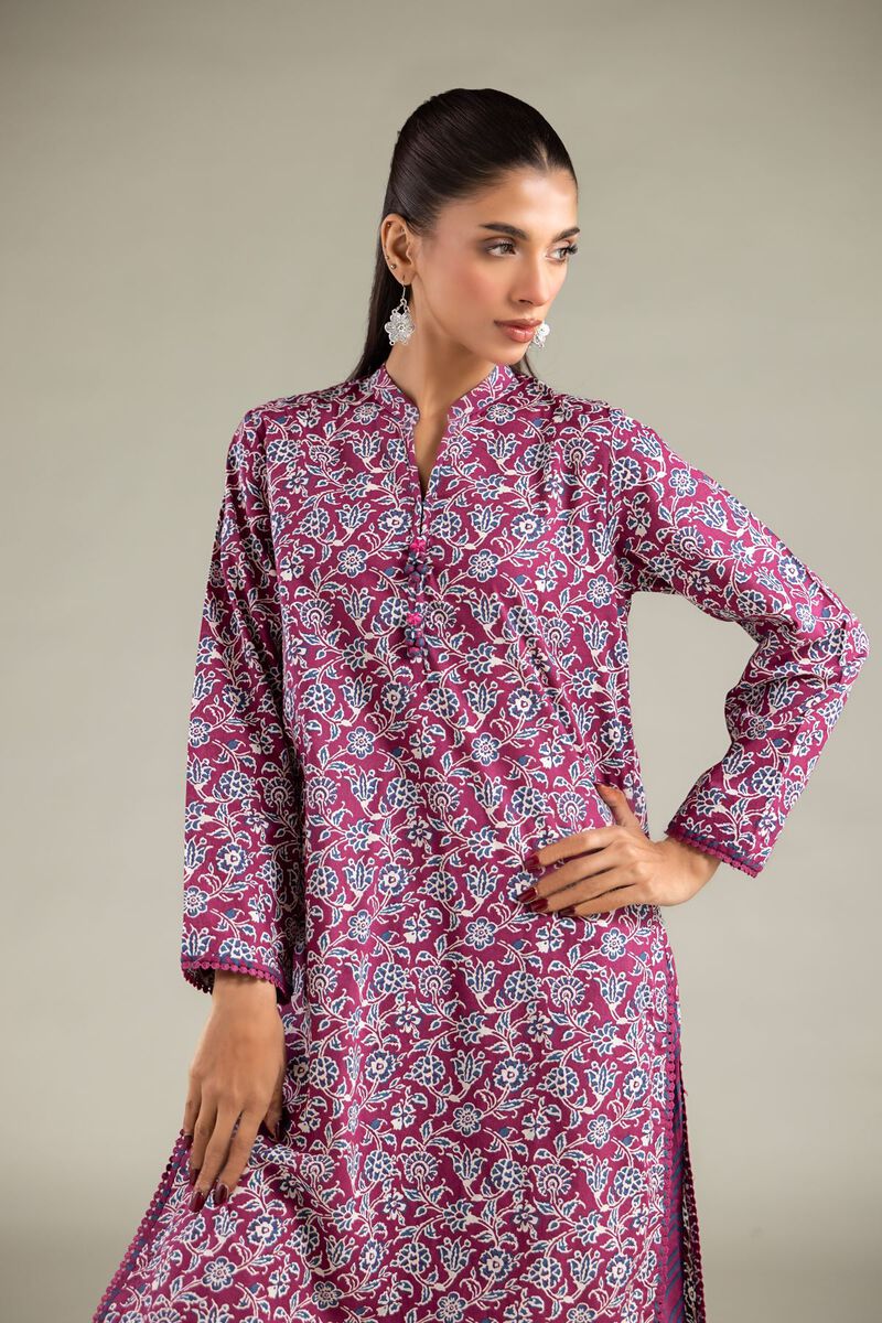 Printed | Cambric | Floral Longline Kurta | USD 30.00