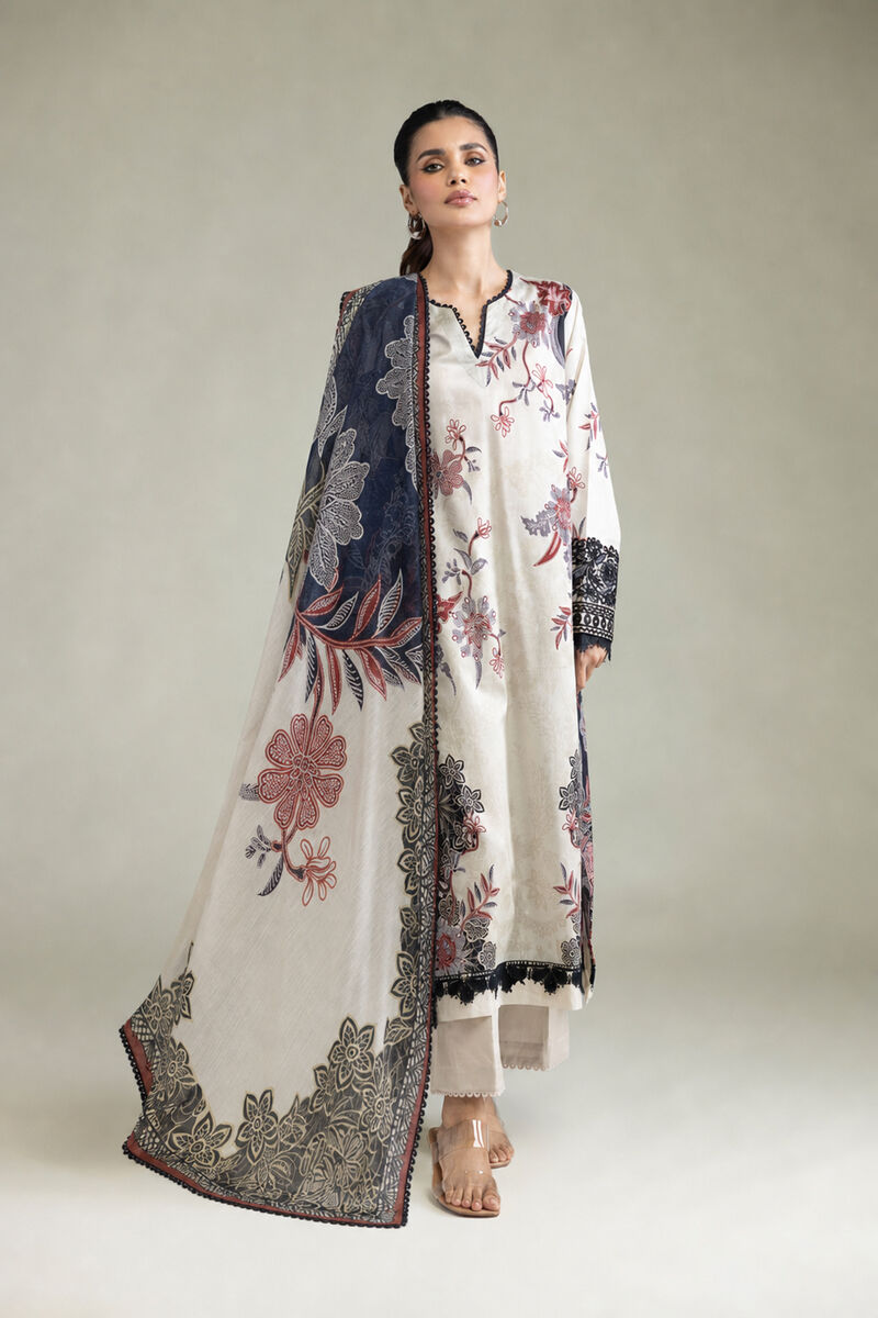 Embroidered | Lawn | Lawn 3-Piece Tailored | USD 80.00