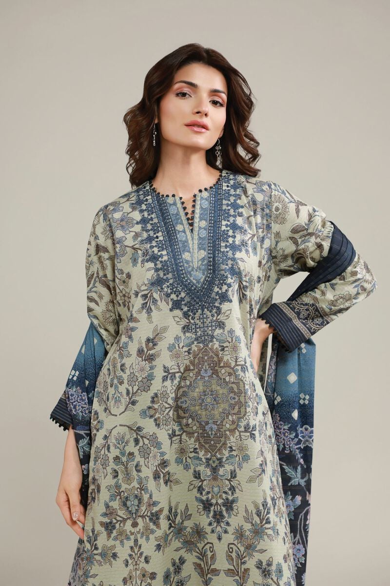 Printed | Messuri | Tailored 3 Piece | USD 65.00