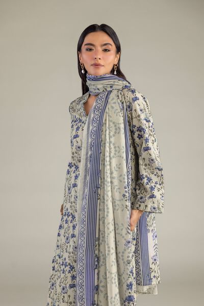 Printed | Lawn | Floral Lawn Dupatta | USD 30.00