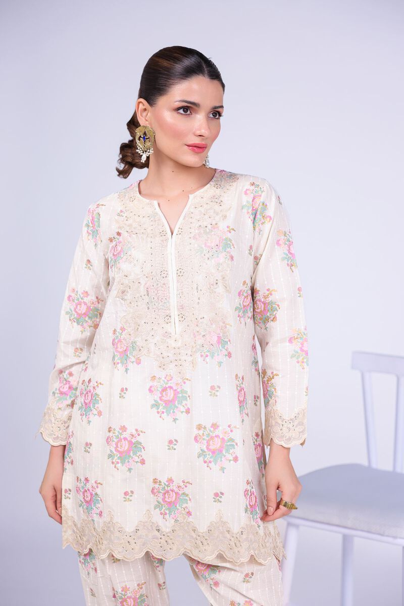 Embroidered | Raw Silk | Kurta | USD 55.00