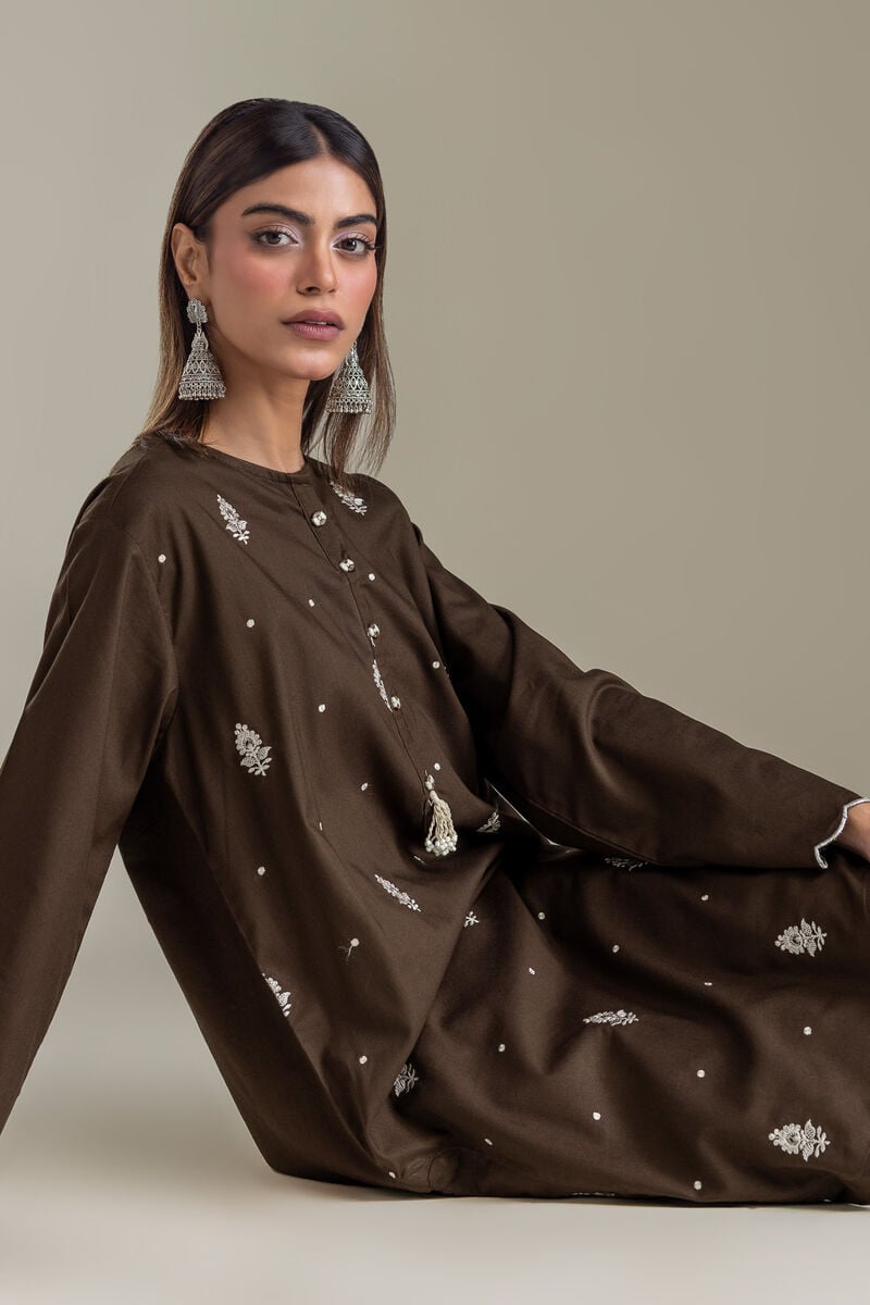 Embroidered | Blended Viscose | Tailored 2 Piece | null