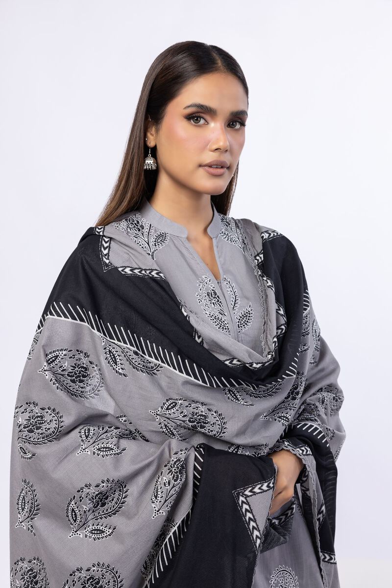 Printed | Slub Lawn | Dupatta | USD 10.00