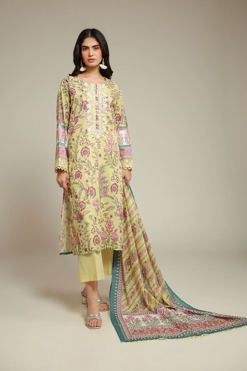 Embroidered | Textured Lawn | Tailored Lawn 3-Piece | USD 65.00