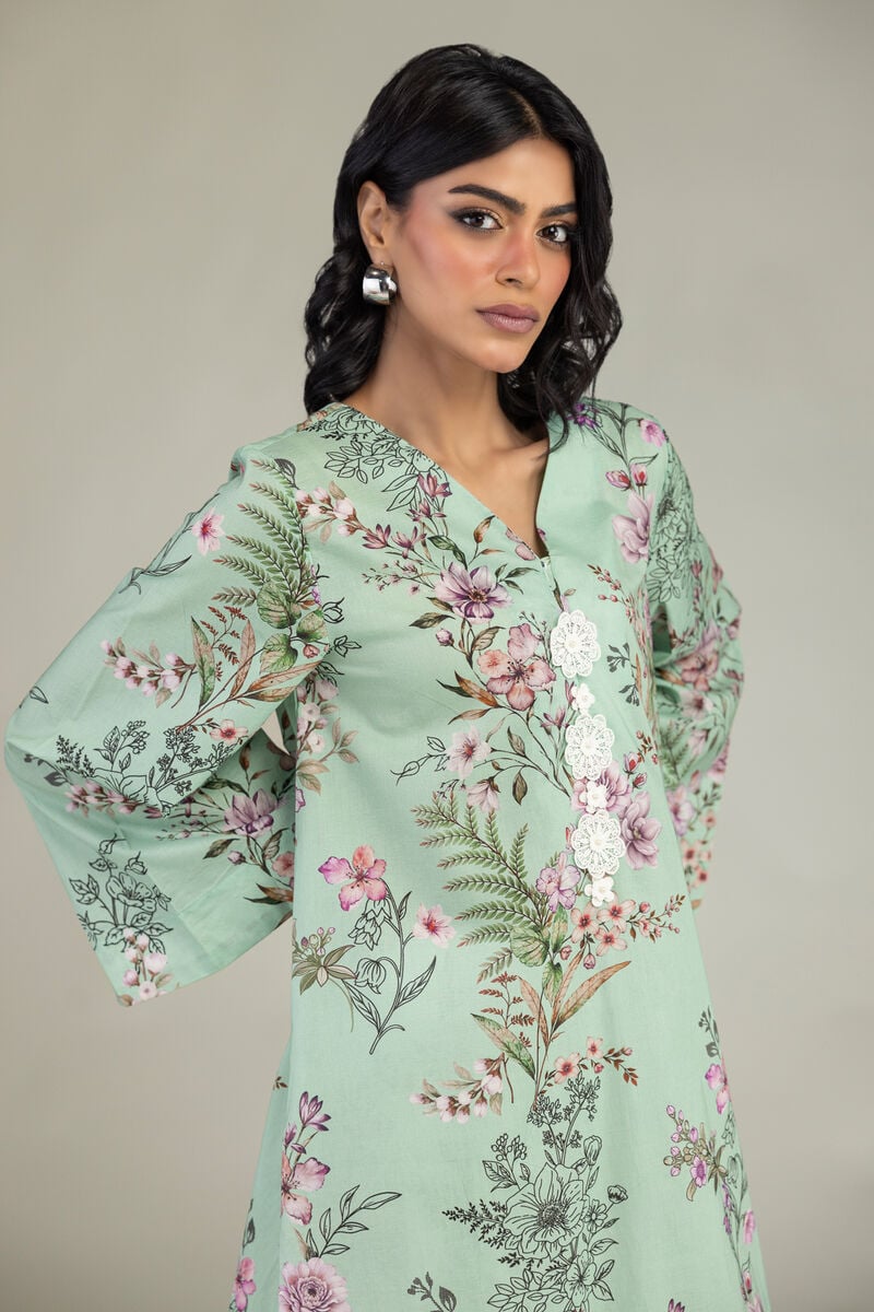 Embroidered | Cambric | Floral Cambric Kurta | USD 30.00