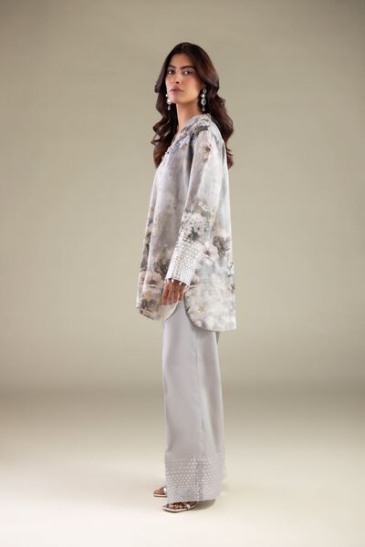 Embroidered | Raw Silk | Pants | USD 35.00