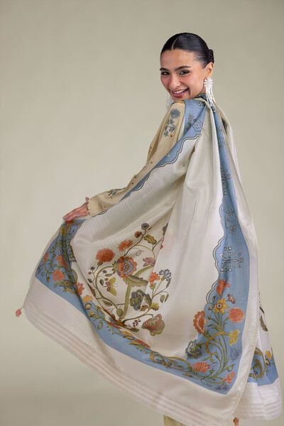 Embroidered | Polyester Silk | Polyester Silk Dupatta | USD 30.00