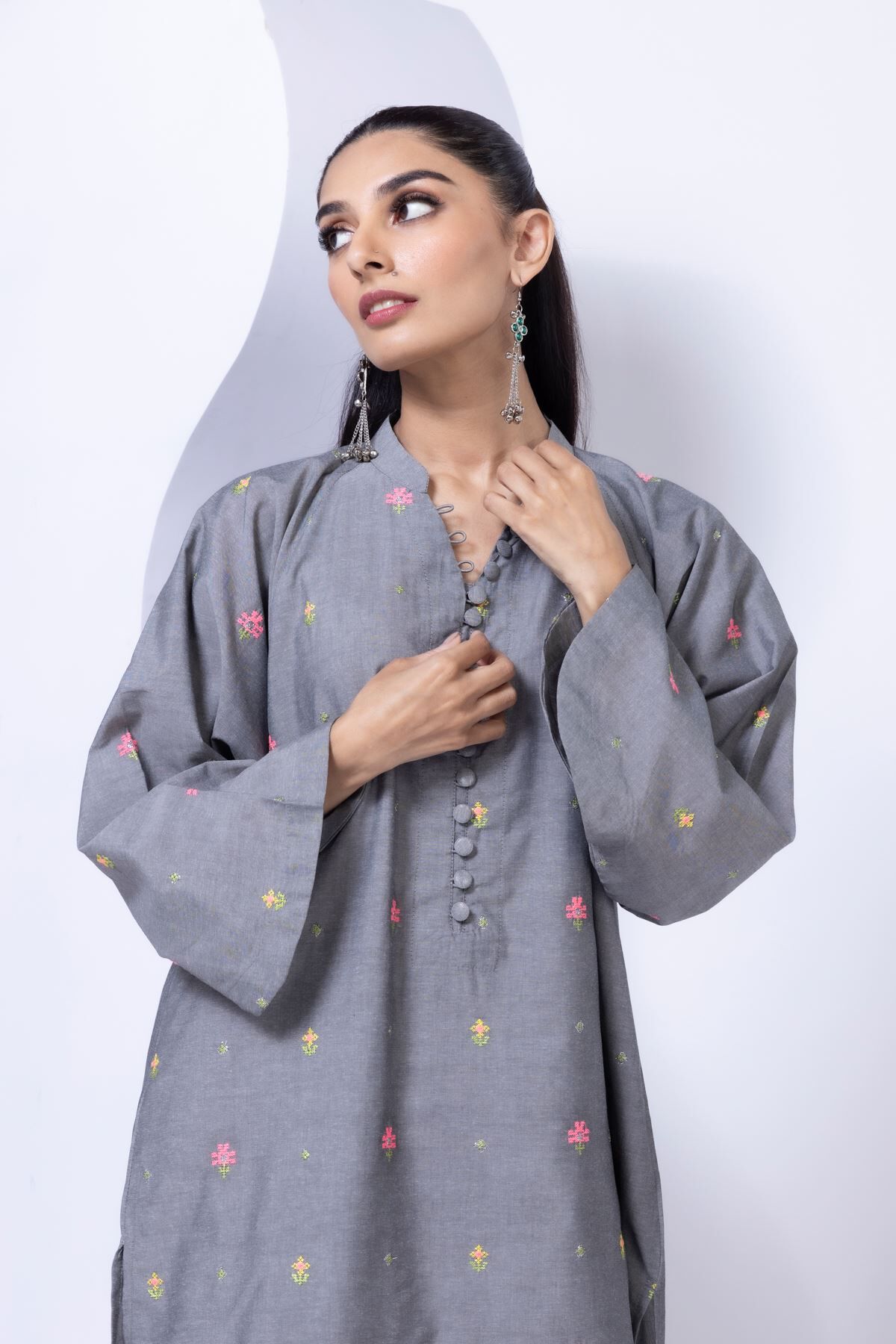 Buy Kurta | 0.0 N/A | 25-02E18-08TA-VG_MULTI | Khaadi United States