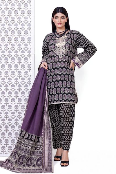 Embroidered | Light Khaddar | Tailored 3 Piece | USD 18.00