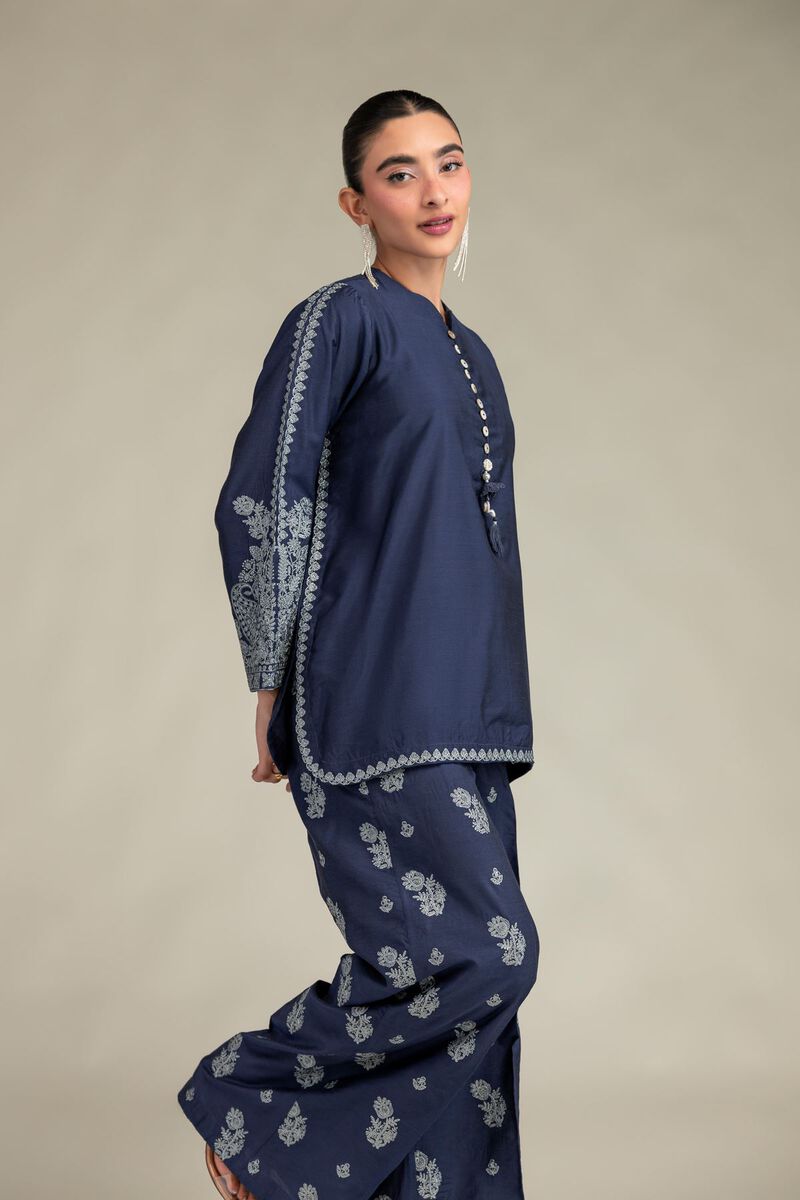 Printed | Raw Silk | Silk Floral Kurta | USD 45.00
