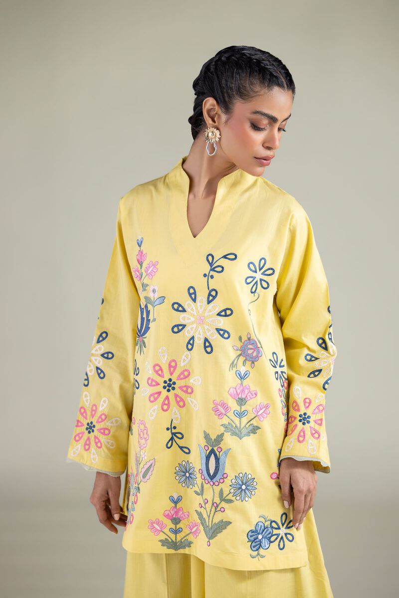 Embroidered | Textured Cotton | Kurta | USD 40.00