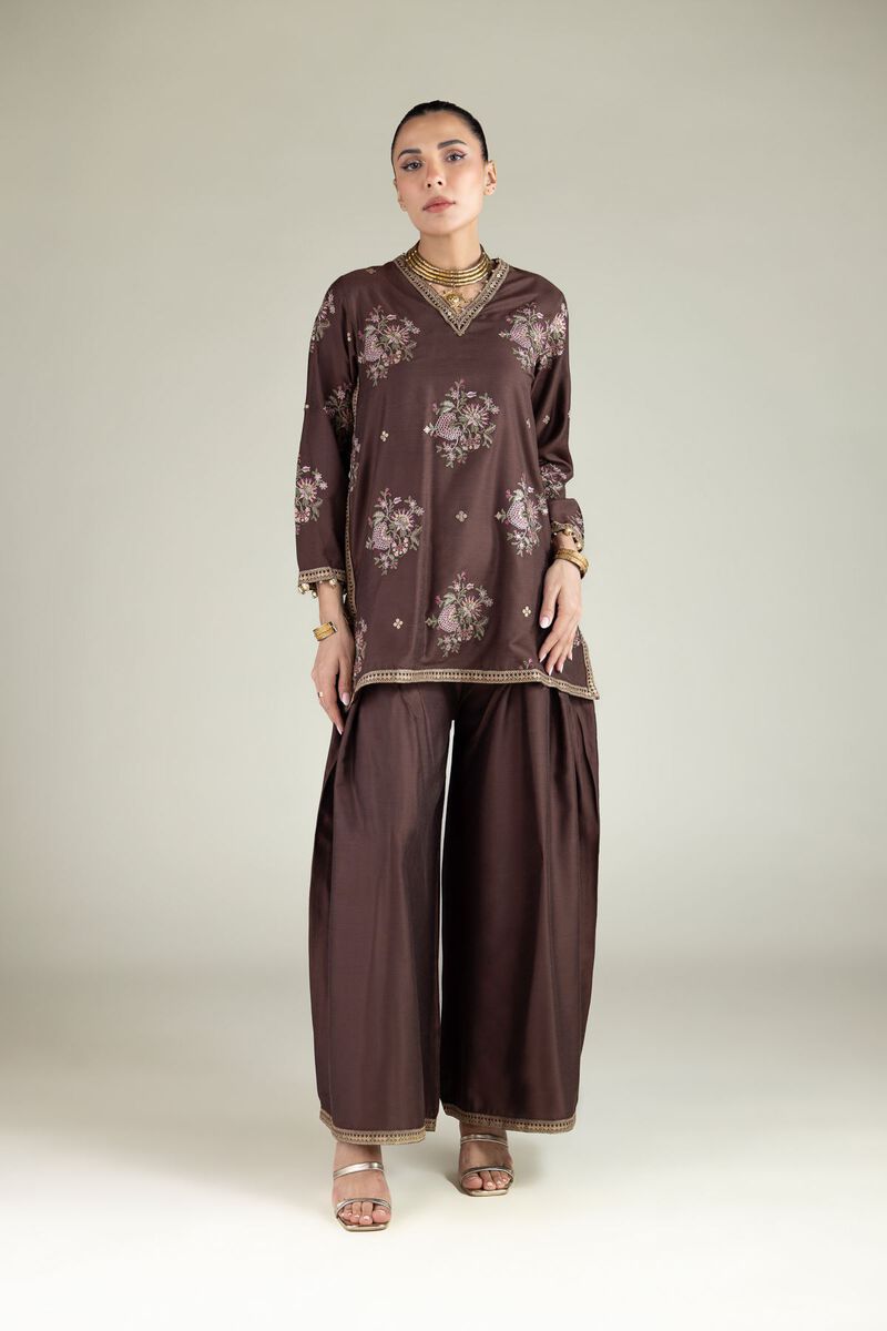 Embroidered | Raw Silk | Kurta | USD 60.00