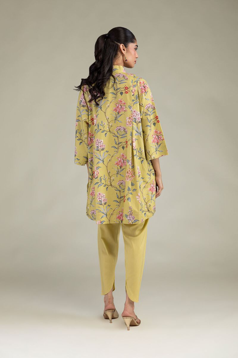 Printed | Cotton Viscose | Floral V-Neck Kurta | USD 35.00