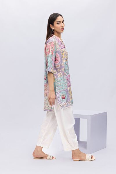 Embroidered | Cotton Viscose | Pants | USD 23.00