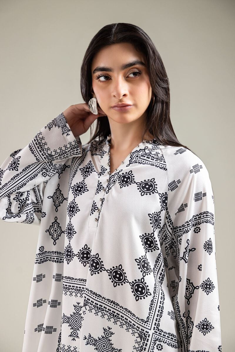 Embroidered | Viscose Crepe | Tunic | USD 35.00