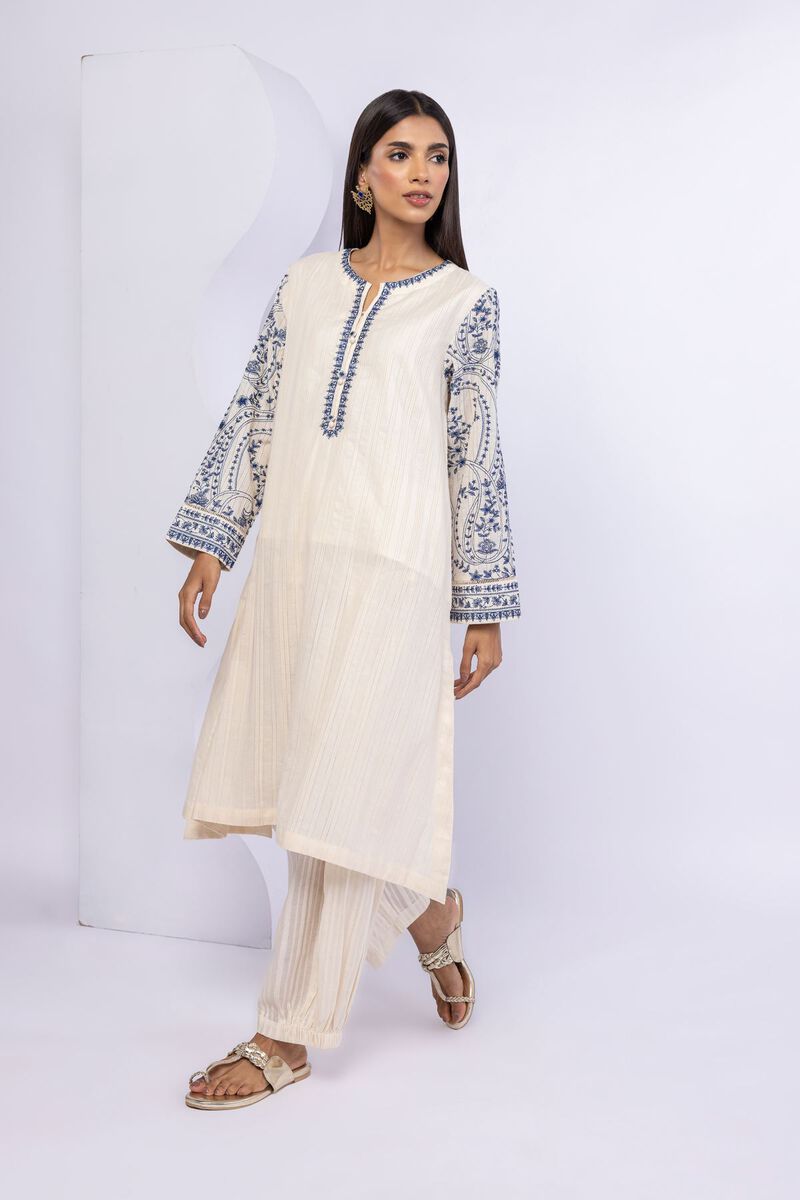 Embroidered | Leno | Kurta | USD 10.50