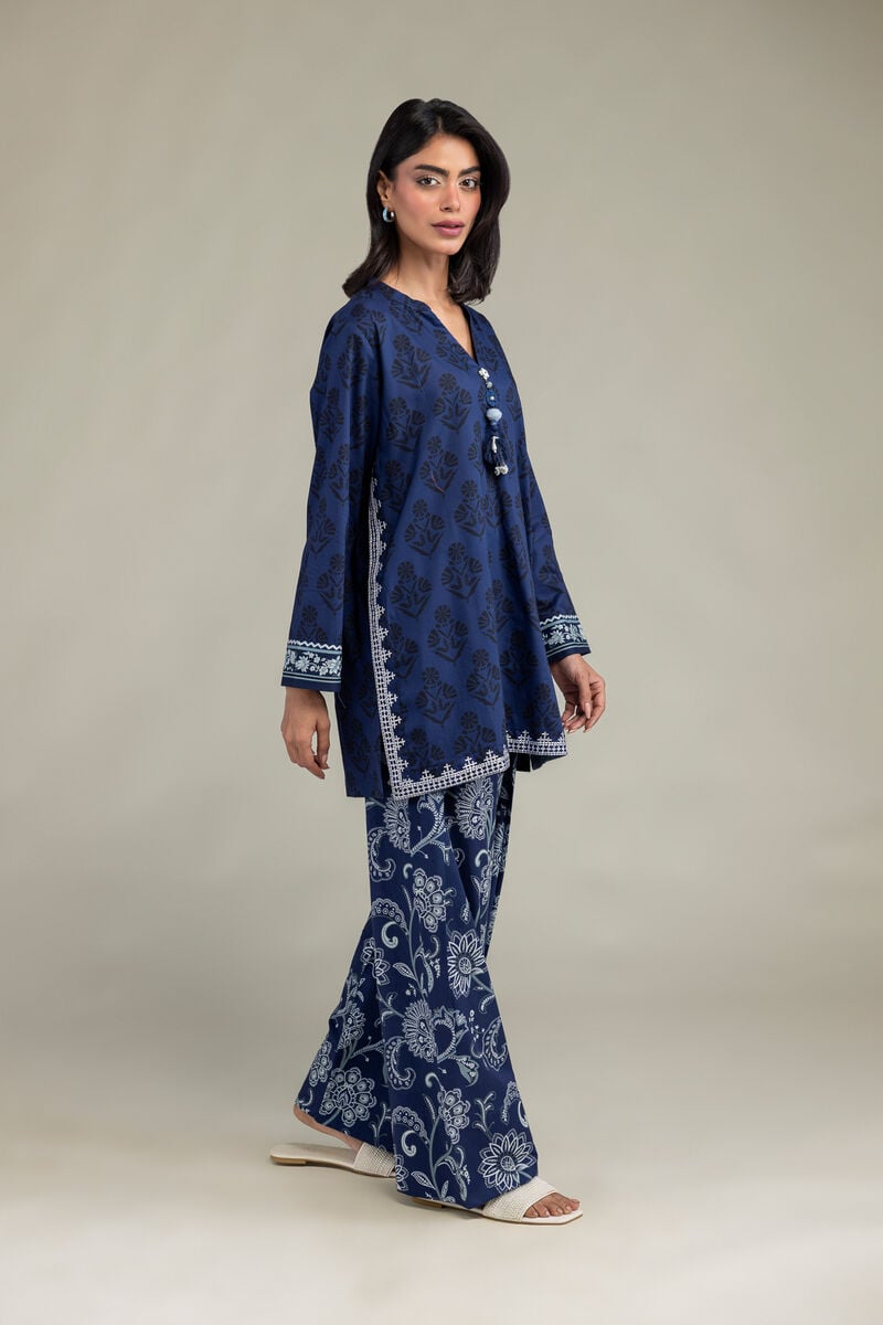 Embroidered | Cambric | Floral Paisley Shalwar | USD 30.00